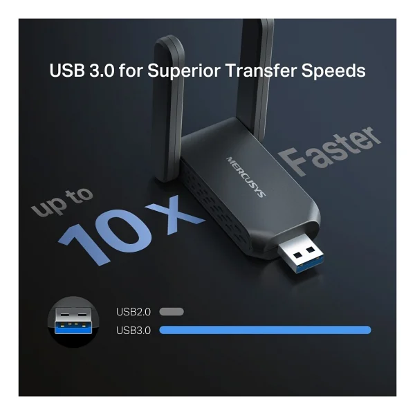 Mercusys Ma37beh 6500 Mbps Kablosuz Ağ Adaptörü - Görsel 10