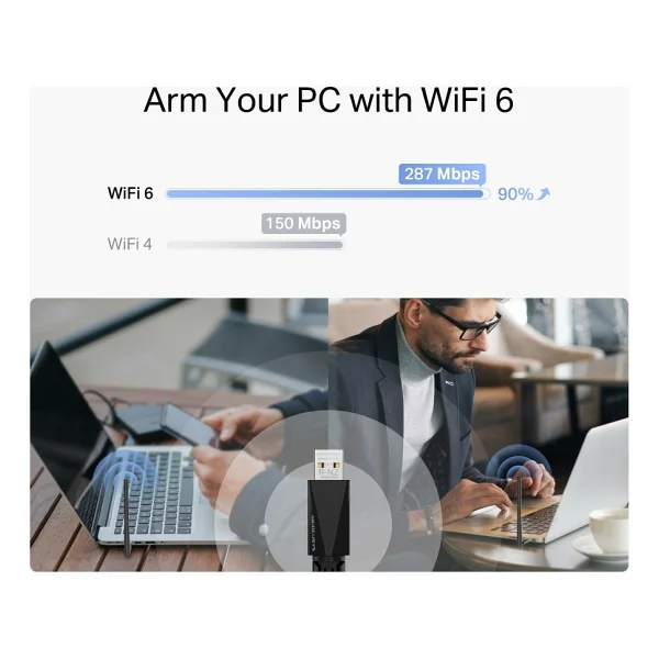 Mercusys Ma14h 300 Mbps Kablosuz Ağ Adaptörü - Görsel 6