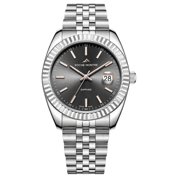 Roche Montre Rmg6009-04 Füme Erkek Kol Saati - Görsel 5