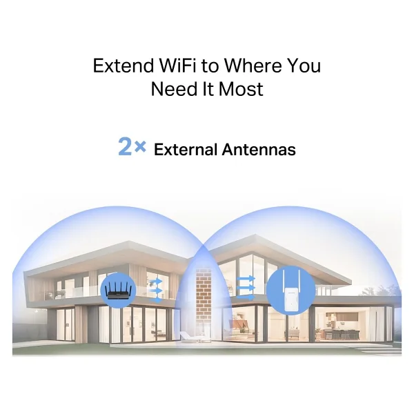 Mercusys Me25be 3600 Mbps Wi-Fi Güçlendirici - Görsel 5