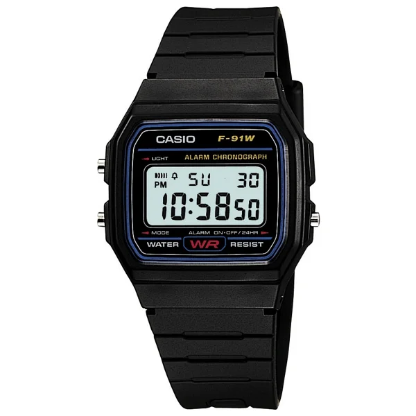Casio Standart F-91w-1dg Siyah Kol Saati - Görsel 7