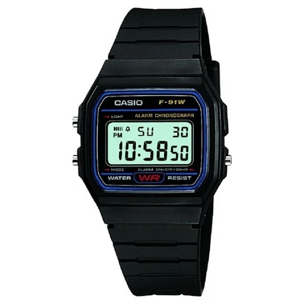 Casio Standart F-91w-1dg Siyah Kol Saati - Görsel 8