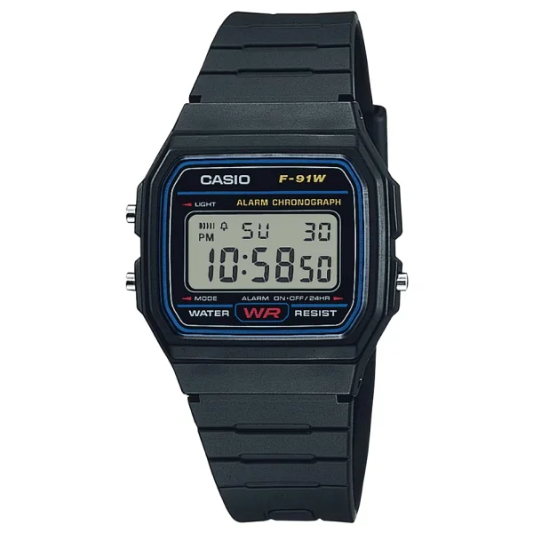 Casio Standart F-91w-1dg Siyah Kol Saati - Görsel 10