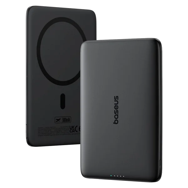 Baseus Picogo Am41 Ultra Slim Siyah 5000 mAh Hızlı Şarj Magsafe Powerbank - Görsel 10