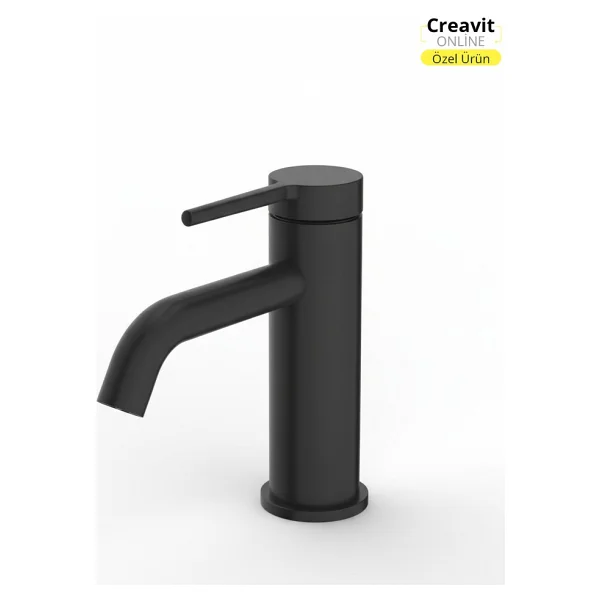 Creavit Vasa BT.Vs6500s Uzun Lavabo Armatürü Mat Siyah - Görsel 4