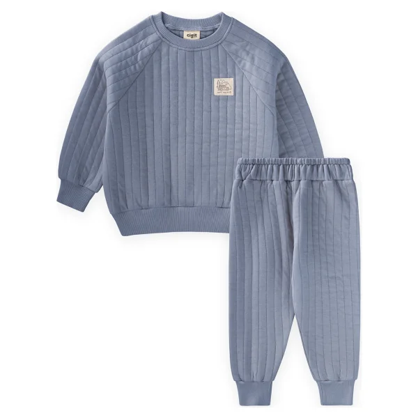 Cigit Kapitone Sweatshirt Takım 1-7 Yaş Bej - 12 - 18 Ay - Görsel 9