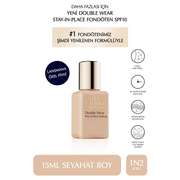 Estee Lauder Double Wear Stay İn Place Spf 10 15 Ml Likit Fondöten - Görsel 7