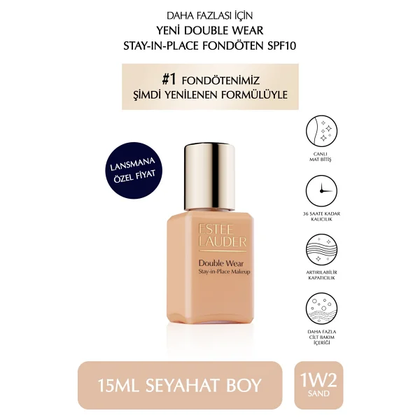 Estee Lauder Double Wear Stay İn Place Spf 10 15 Ml Likit Fondöten - Görsel 8