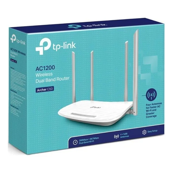 Tp-Link Archer C50 4 Port 1200 Mbps Router - Görsel 9