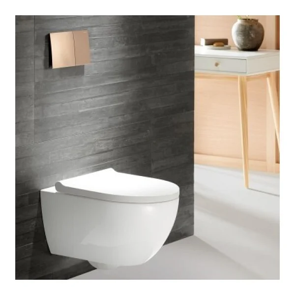 Geberit Icon Asma Klozet 53 Cm (Gizli Montaj) - Icon Soft Klozet Kapak, Beyaz 501.003.00.1-500.670.01.1 - Görsel 2