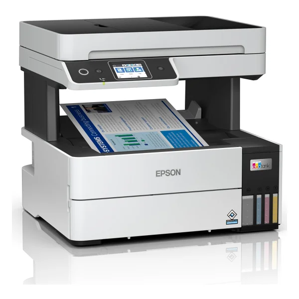 Epson Ecotank L6490 Wi-Fi + Tarayıcı + Fotokopi + Faks Renkli Çok Fonksiyonlu Tanklı Mürekkep Püskürtmeli Yazıcı - Görsel 2