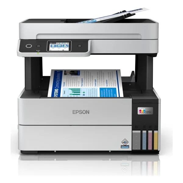 Epson Ecotank L6490 Wi-Fi + Tarayıcı + Fotokopi + Faks Renkli Çok Fonksiyonlu Tanklı Mürekkep Püskürtmeli Yazıcı - Görsel 5