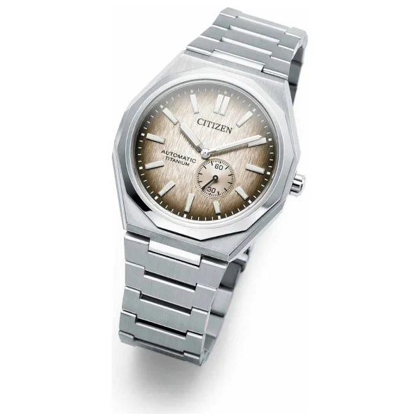 Citizen Super Titanium Zenshin 60 Nk5020-58p Kahverengi Erkek Kol Saati - Görsel 7