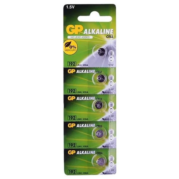 Gp 192 Lr41 5'li Alkalin Düğme Pil - Görsel 6