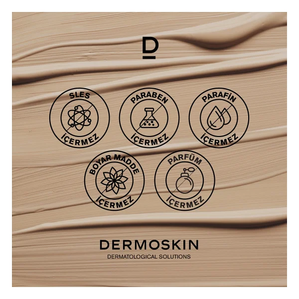 Dermoskin Be Bright Spf 50+ Light 33 Ml Likit Fondöten - Görsel 7