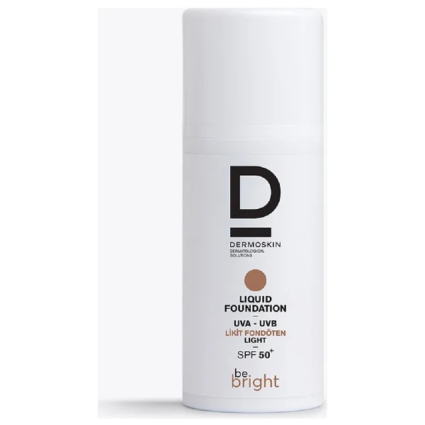 Dermoskin Be Bright Spf 50+ Light 33 Ml Likit Fondöten - Görsel 8