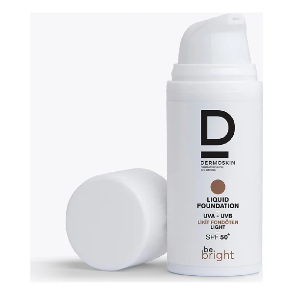 Dermoskin Be Bright Spf 50+ Light 33 Ml Likit Fondöten - Görsel 9