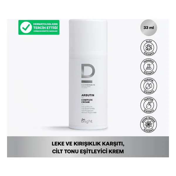 Dermoskin Be Bright Arbutin Kompleks Krem 33 Ml - Görsel 9