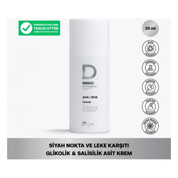 Dermoskin Be Bright Aha/Bha Krem 33 Ml - Görsel 3