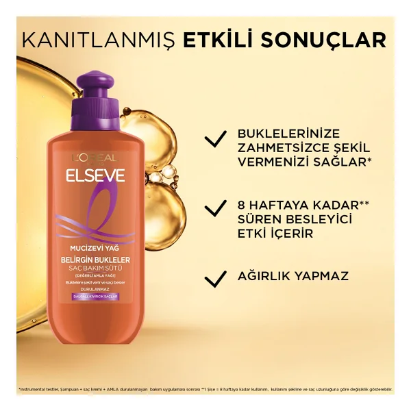 L'oreal Paris Elseve Mucizevi Amla Yağı 200 Ml Durulanmayan Saç Kremi - Görsel 7