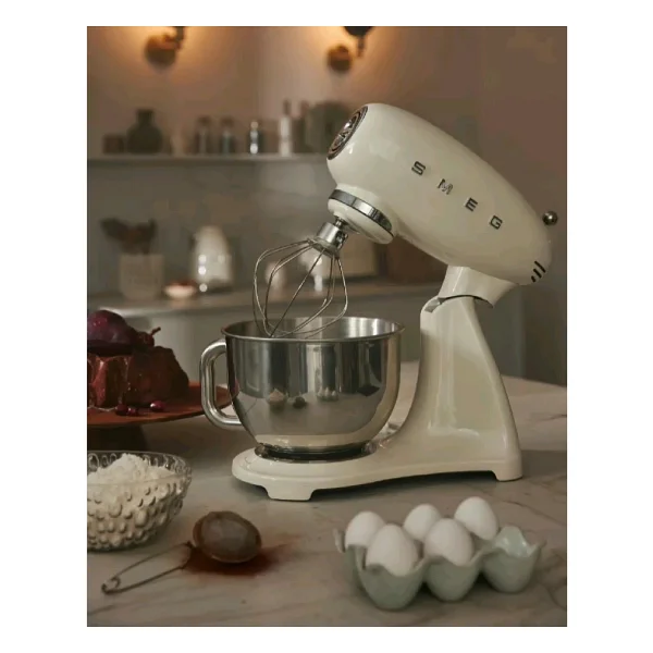 Smeg Smf03creu Retro Krem 800 W 4.8 Lt Hamur Yoğurma Makinesi - Görsel 8