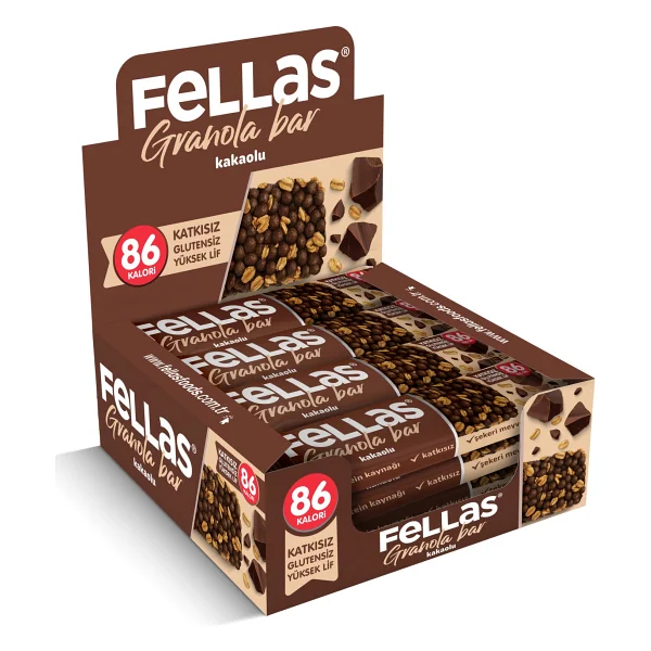 Fellas Kakaolu Granola Bar (23 G) X 12 Adet - Görsel 2