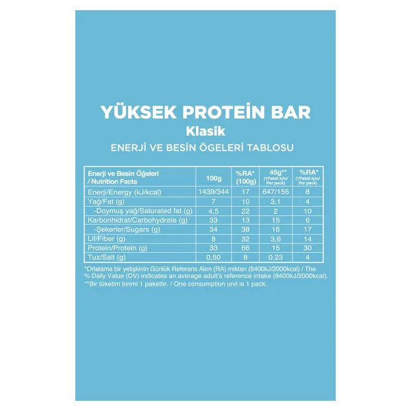 Fellas Yüksek Protein Bar 45 G Karma Kutu 12 Adet (4 Çeşit) - Görsel 3
