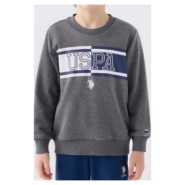 U.S. Polo Assn. 1900 Erkek Çocuk Pijama Takımı - Lacivert - 9 - 10 Yaş - Görsel 8