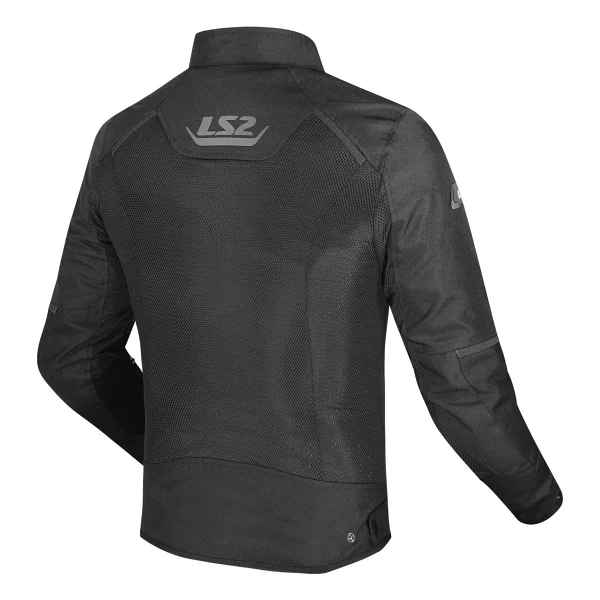 Ls2 Breeze Erkek Siyah Yazlık Motosiklet Montu - Görsel 2