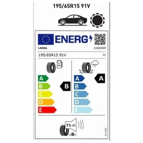 Lassa Revola 195/65 R15 91v Yaz Lastiği - Görsel 2