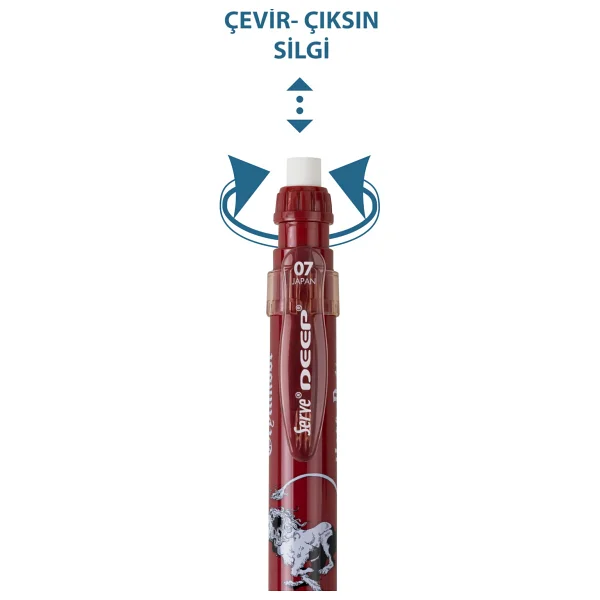 Serve Deep Harry Potter Gryffindor 0.7 Mm Versatil Uçlu Kalem - Görsel 3