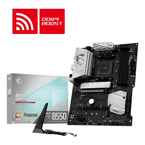 Msı B550 Gaming Wi-Fi AMD Am4 DDR4 Atx Anakart - Görsel 5