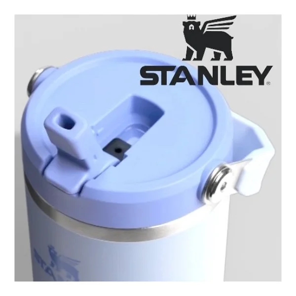 Stanley The Iceflow Flip Straw Açık Mavi 0.89 Lt Pipetli Termos Bardak - Görsel 2