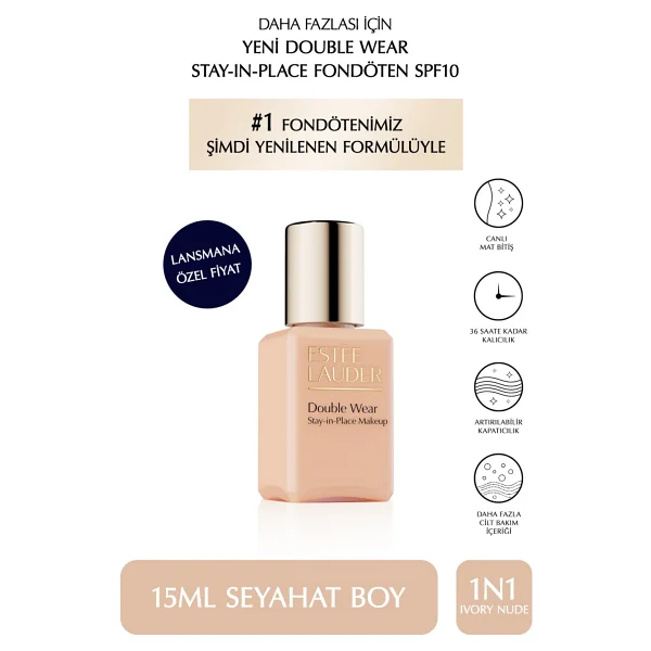 Estee Lauder Double Wear Stay İn Place Spf 10 15 Ml Likit Fondöten - Görsel 9