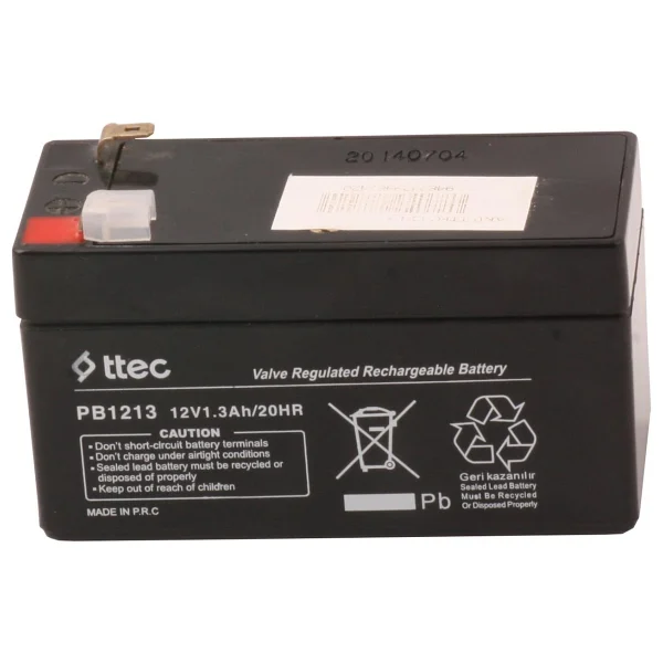 Ttec Ttec 12v 1.3ah Bakımsız Kuru Akü - Görsel 4