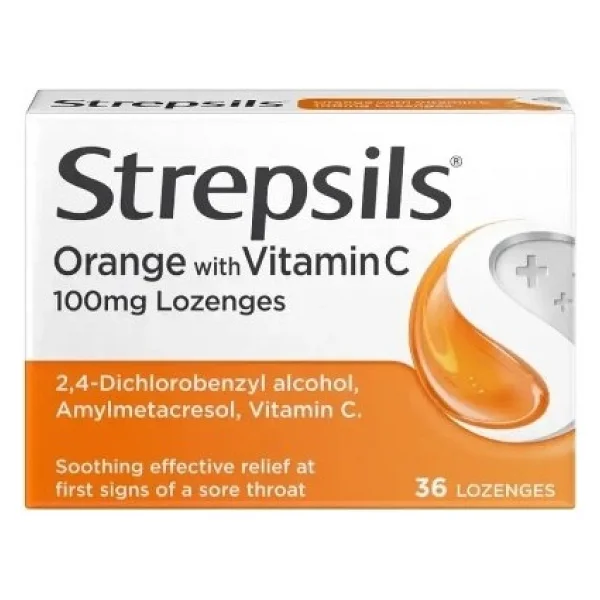 Strepsils C Vitamini Ve Portakal Aromalı 24'lü Pastil - Görsel 5