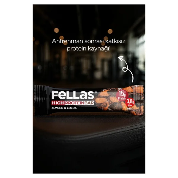 Fellas Bademli Ve Kakaolu 45 Gr 12'li Paket Meyve Barı - Görsel 5