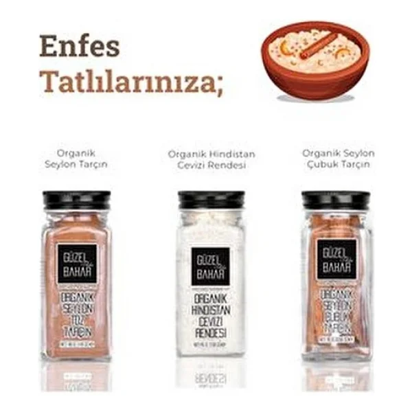 Güzel Ada Gıda Organik Seylon Çubuk Tarçın 2x16 Gr - Görsel 5