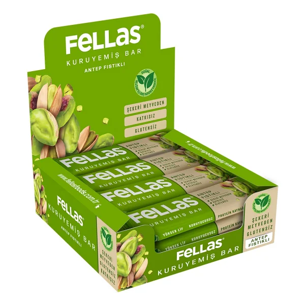 Fellas Antep Fıstıklı Kuruyemiş Bar (20 G) X 12 Adet - Görsel 2