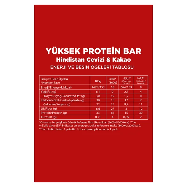 Fellas Yüksek Protein Bar Süper Karma Kutu 24 Adet - Görsel 6