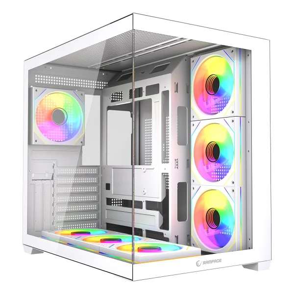 Rampage Ares Argb Fanlı Beyaz 750 W Atx Oyuncu Kasası - Görsel 10