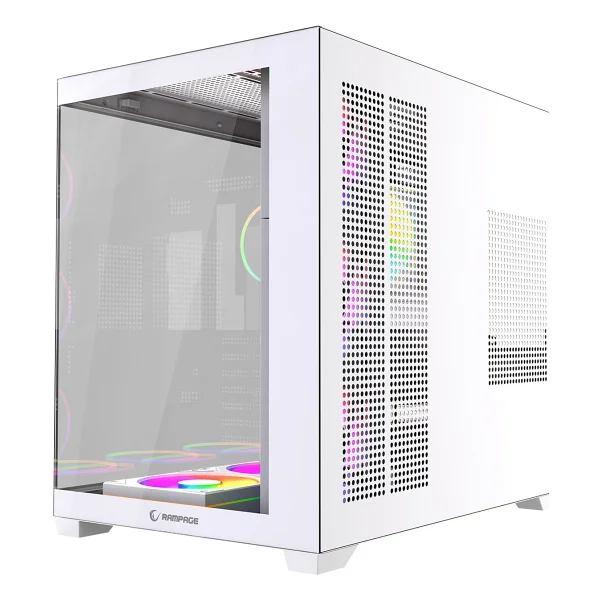 Rampage Ares Argb Fanlı Beyaz 750 W Atx Oyuncu Kasası - Görsel 7
