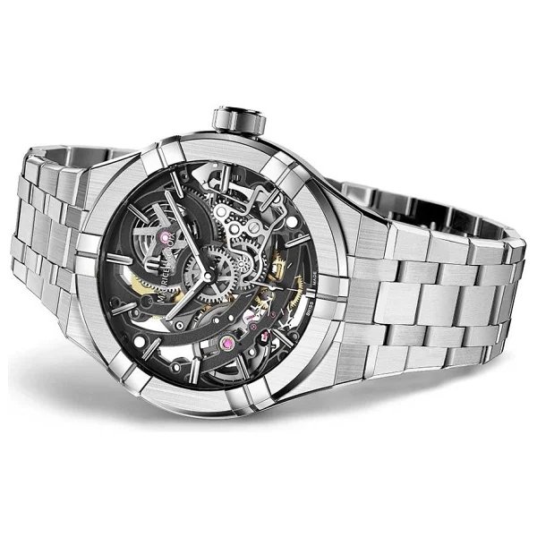 Maurice Lacroix Aikon Automatic Skeleton Ml-Aı6028ss002030-1 Çelik Kordon Erkek Kol Saati - Görsel 2