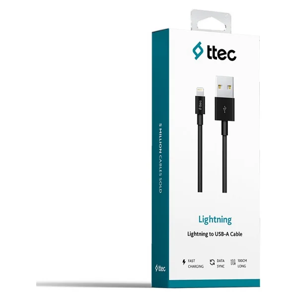 Ttec 2dk7508s 1 M Siyah USB To Lightning Şarj Kablosu - Görsel 8