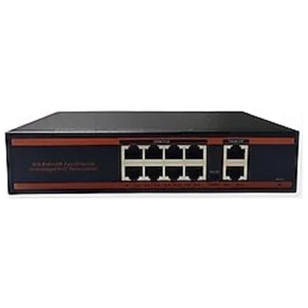 Nova Nvc-Hıf0820gbl-C 8 Port 10/100/1000 Mbps Gigabit Poe Switch - Görsel 2