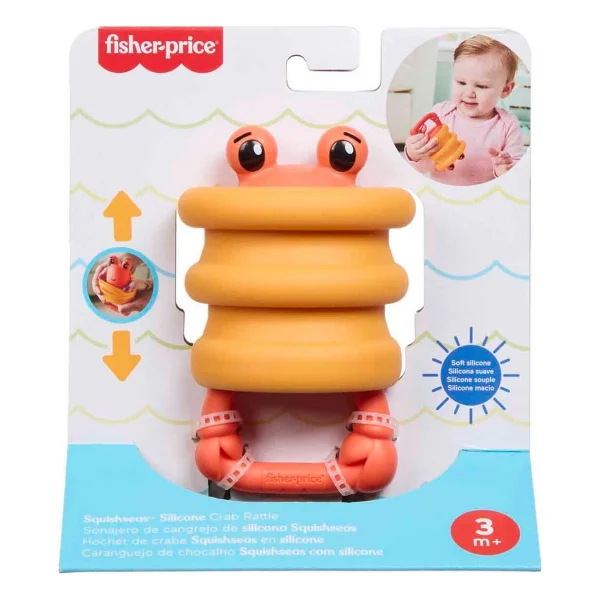 Fisher Price 2 İn 1 Deniz Dostları Yengeç Çıngırak Jhb55 - Görsel 4