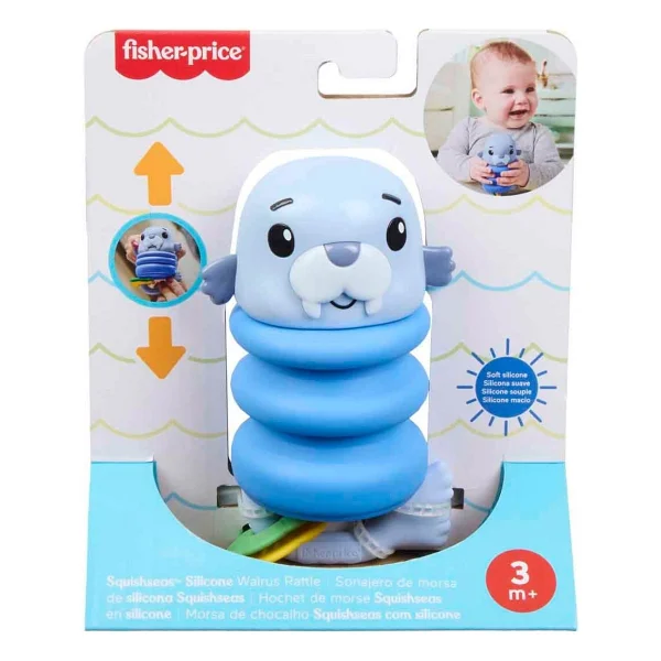 Fisher Price 2 İn 1 Deniz Dostları Mors Çıngırak Jhb56 - Görsel 3