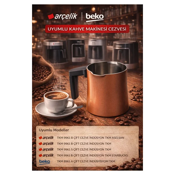 Arçelik Tkm 9961 B Telve Kahve Makinası Yedek Cezvesi - Görsel 5
