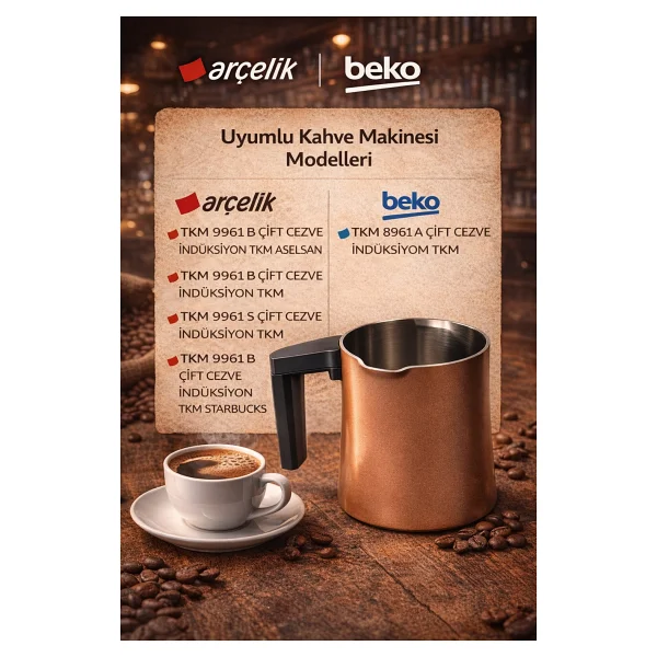 Arçelik Tkm 9961 B Telve Kahve Makinası Yedek Cezvesi - Görsel 6