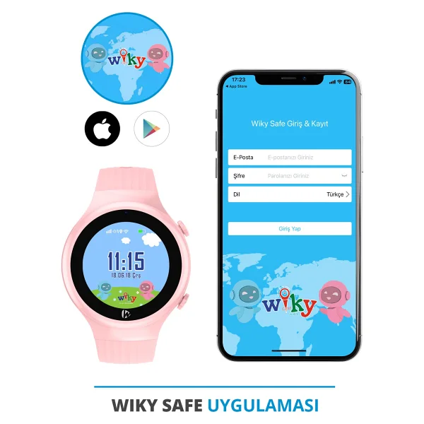 Wiky Watch 5s Pembe Akıllı Çocuk Saati - Görsel 10